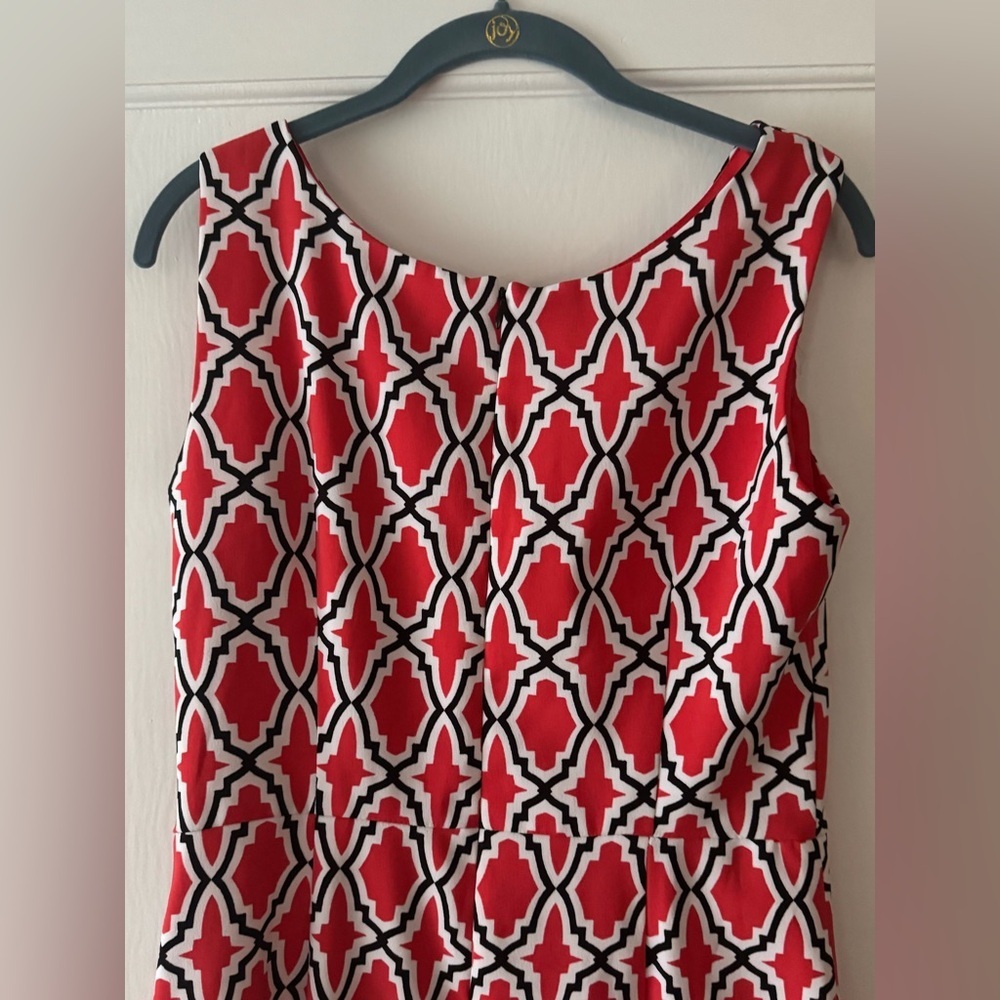 London Times Pink, Black and White Patterned Mini Dress size 10 - Picture 8 of 9